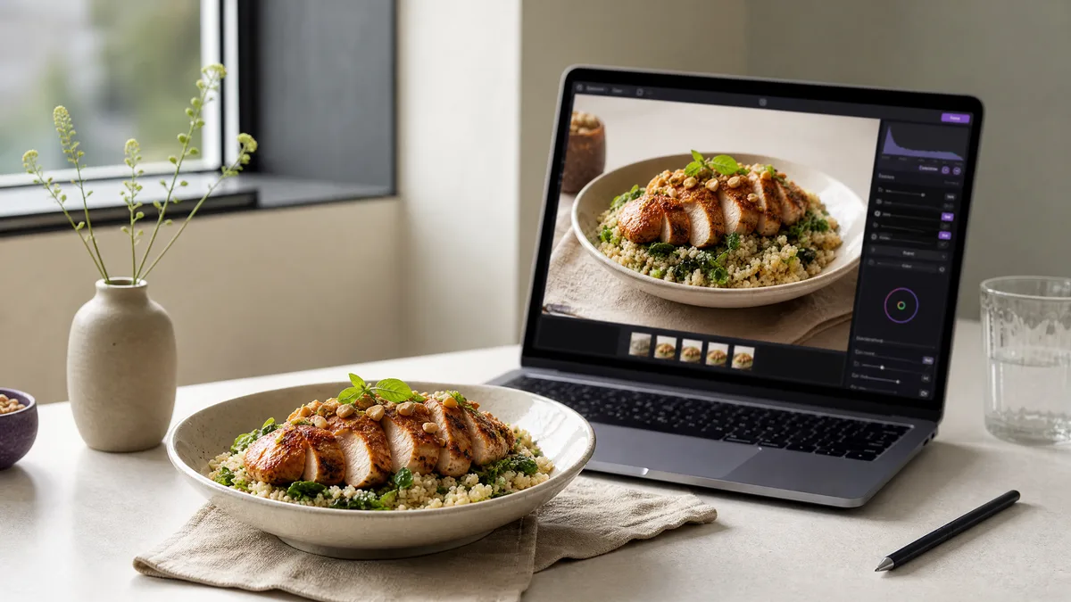 AI Image to Image Prompts for Food Photo Enhancement
