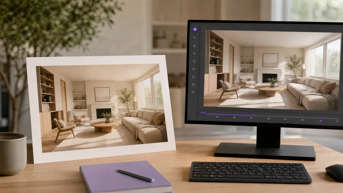 AI Image to Video Prompts for Architecture and Interior Animation