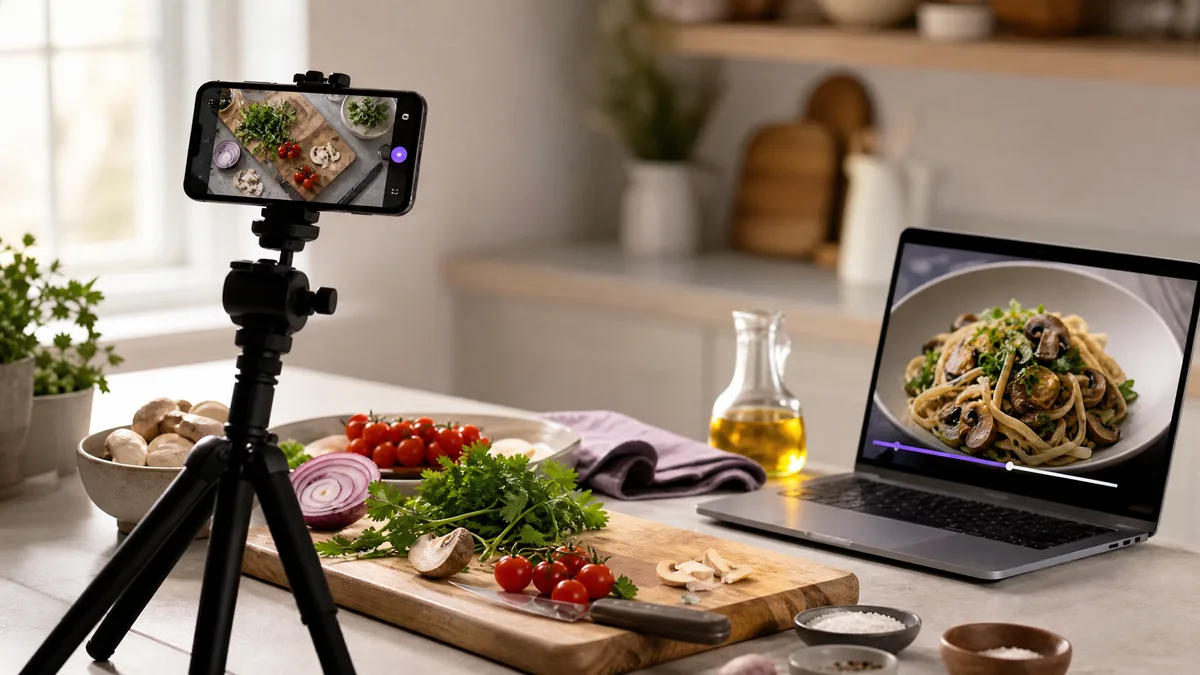 AI Text to Video Prompts for Food and Recipe Videos