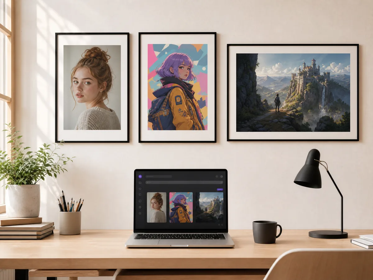 Generate Portraits, Illustrations, and Scenes